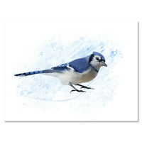 Античко сино Jayеј птичји сликарство платно уметничко печатење