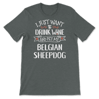 Белгиска овча маица за loversубители на вино и сопственици на кучиња