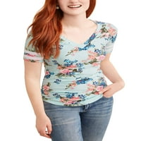 Без граници на цветните печатени варситички ленти на јуниори, вкусен плетен маица