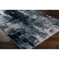 Уметнички ткајачи Wanderlust Апстрактна област килим, морнарица аква, 7'10 10'3