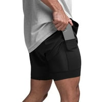 Мажи Во Спортски Шорцеви За Трчање Фитнес Дно Со Џебови Панталони Брзо Сушење