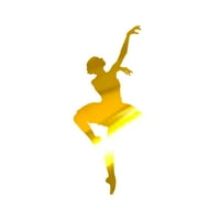 Балетан Балерина Налепница Налепница Умре Сече-Самолепливи Винил-Водоотпорен-Направени ВО САД-Многу Бои и Големини - танц танчери уметност на в1
