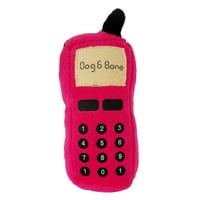 Ополски Писклив Куче Играчки Смешни Мобилен Телефон Форма Миленичиња Куче Џвакање Писклив Кадифен Звук Играње Обука Играчка
