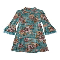 Beautees Big Gellвоно фустан со ракав со шамија со крзно од Fau